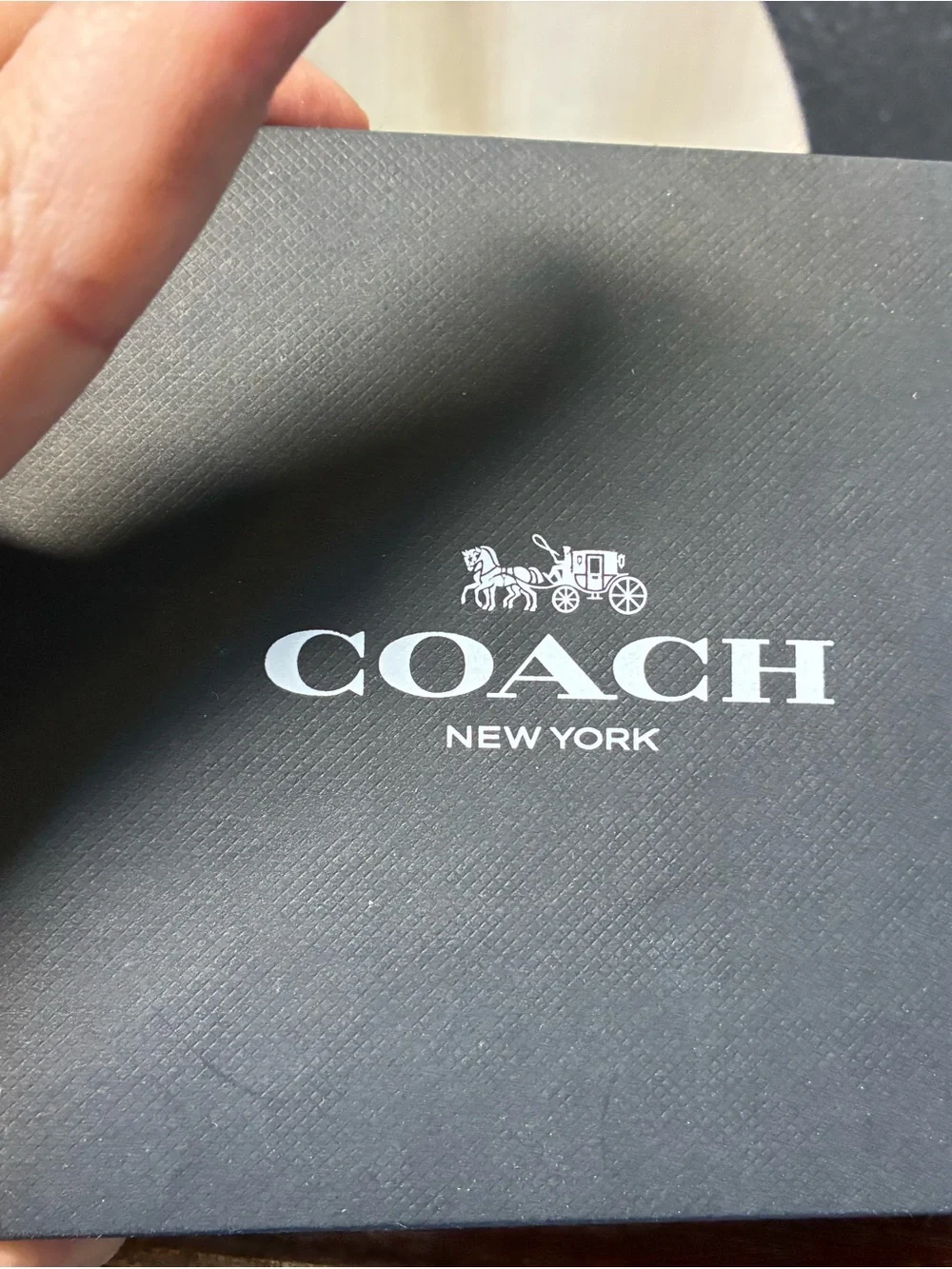 COACH Gold Cherry Crystal Stud Earrings NWT - Picture 4 of 4